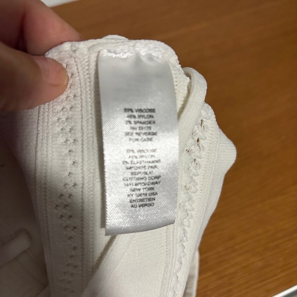 House of Harlow 1960 Cream Crochet Knit Crop Top | Boho Festival | M - Picture 4 of 6